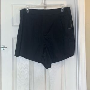 Eloquii Black High Shorts Size 28